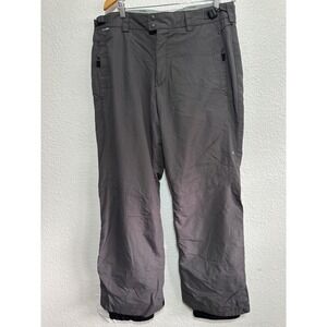 Mens Gray Insulated Snow Ski Pants BASE TRX Winter Sportswear